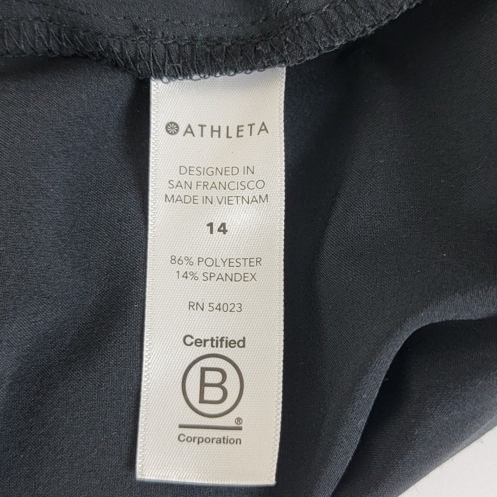 Athleta All Day Skort 14 Black High Rise Active Travel Golf Skirt Gorpcore - Picture 6 of 14